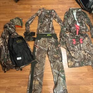 Under Armour Camo Jacket & Pants Set